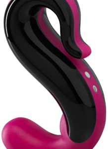 VIBRATORE FUN FACTORY "DELIGHT" CLICK 'N' CHARGE NERO/VIOLA - immagine 3