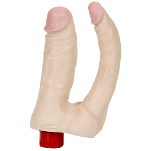 VIBRATORE DOPPIO DOC JOHNSON "NATURAL DOUBLE" - immagine 1