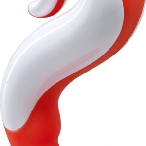 VIBRATORE FUN FACTORY "DELIGHT" CLICK 'N' CHARGE BIANCO/ARANCIONE - immagine 1