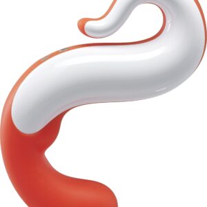 VIBRATORE FUN FACTORY "DELIGHT" CLICK 'N' CHARGE BIANCO/ARANCIONE - immagine 3