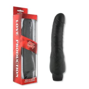 VIBRATORE REALISTICO "PERFECT PLEASURES" NERO - immagine 1