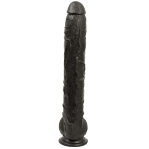 FALLO ENORME CON VENTOSA DOC JOHNSON "DICK RAMBONE" - NERO - 42.5 CM - immagine 3