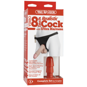 FALLO VIBRANTE INDOSSABILE REALISTICO DOC JOHNSON "VIBRO" - 20 CM - immagine 4