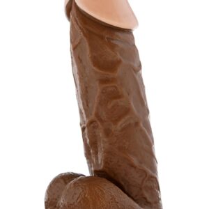 FALLO REALISTICO "LATIN LOVER" BROWN - 20 CM - immagine 1