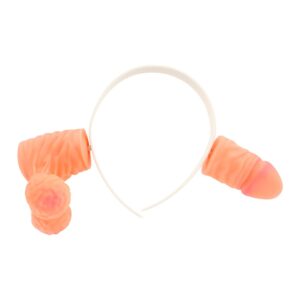 CERCHIETTO PER CAPELLI CON PENE CHE ATTRAVERSA LA TESTA - immagine 1