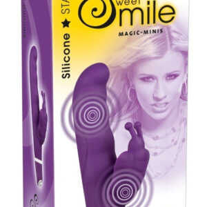 VIBRATORE CON STIMOLATORE CLITORIDEO E PUNTO G "G-BUTTERFLY" - immagine 7
