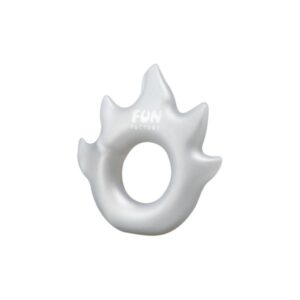 ANELLO FALLICO FUN FACTORY "FLAME" SILVER - immagine 1