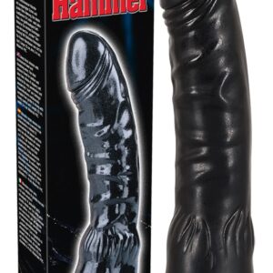 VIBRATORE REALISTICO "BLACK HAMMER" NERO - immagine 1