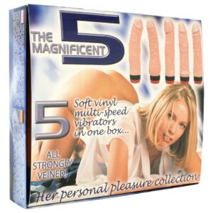 SET 5 VIBRATORI REALISTICI "I MAGNIFICI 5" - immagine 4