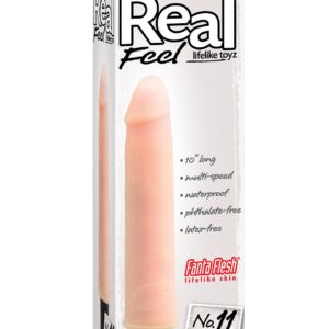 VIBRATORE REALISTICO "REAL FEEL LIFELIKE 11" CARNE - 25 CM - immagine 3
