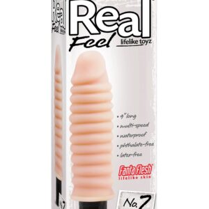 VIBRATORE REALISTICO "REAL FEEL LIFELIKE 7" CARNE - 23 CM - immagine 3