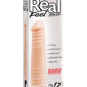 VIBRATORE REALISTICO "REAL FEEL LIFELIKE 12" CARNE - 25 CM - immagine 3