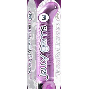 VIBRATORE PUNTO G PIPEDREAM "JELLY GEMS NO. 3" VIOLA - 18 CM - immagine 1