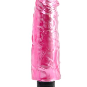 VIBRATORE REALISTICO PIPEDREAM "JELLY GEMS NO. 11" ROSA - 23 CM - immagine 1