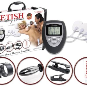 KIT SESSO ELETTRICO FETISH FANTASY "DELUXE SHOCK THERAPY KIT" - immagine 1