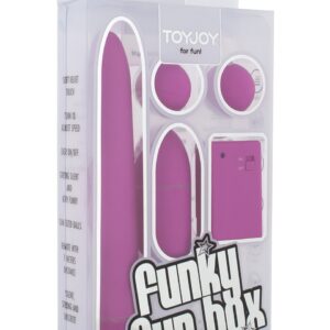 SET VIBRATORE + OVULO WIRELESS + PALLINE "FUNKY FUN" ROSA - immagine 3