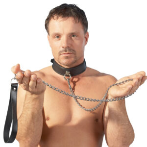 GUINZAGLIO CON MANIGLIA IN PELLE ZADO - immagine 3