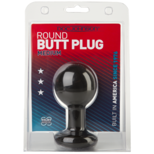 PLUG ANALE ROTONDO CON BASE DOC JOHNSON - MEDIUM - immagine 3