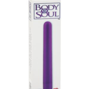 VIBRATORE BODY & SOUL "DESIRE" VIOLA - 14 CM - immagine 3
