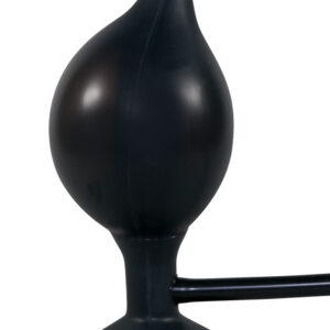 PLUG ANALE GONFIABILE IN SILICONE "TRUE BLACK" - immagine 5