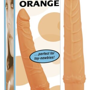 VIBRATORE ANALE REALISTICO "POWER POPS" ARANCIONE - immagine 1