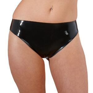 SLIP BRASILIANO IN LATEX NERO - immagine 5