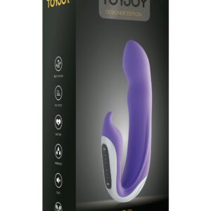 VIBRATORE HI-TECH CON STIMOLATORE CLITORIDE "NEO" VIOLA - immagine 3