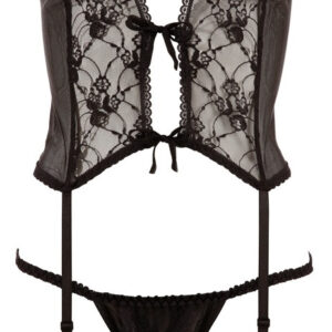 GUEPIERE IN PIZZO CON SLIP E CALZE INCLUSE - TAGLIA UNICA - immagine 4