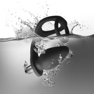 STIMOLATORE VIBRANTE ANALE E PROSTATICO CON DOPPIO ANELLO FALLICO - immagine 6