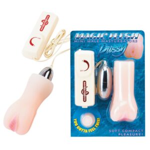 VAGINA REALISTICA IN SILICONE CON OVULO VIBRANTE "MAGIC FLASH" - immagine 1