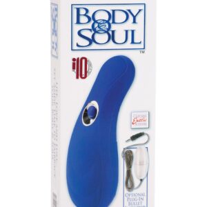 STIMOLATORE VIBRANTE CON FUNZIONI MASSAGGIATORE "TRANSCEND" BLU - immagine 3