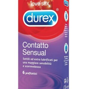 PROFILATTICI SOTTILI ED EXTRA LUBRIFICATI DUREX "CONTATTO SENSUAL" - 6 PEZZI - immagine 1