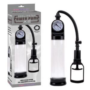 POMPA SVILUPPATORE PENE CON VAGINA w21e"ACCU-METER POWER PUMP X2" - immagine 3