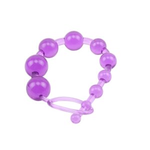 CATENA ANALE STIMOLANTE FLESSIBILE "SASSY" VIOLA - immagine 5