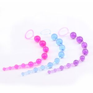 CATENA ANALE STIMOLANTE FLESSIBILE "SASSY" VIOLA - immagine 6