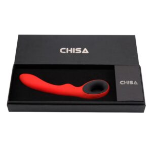 VIBRATORE IN PURO SILICONE "ROYAL SCEPTER CAROLINE" ROSSO - immagine 7