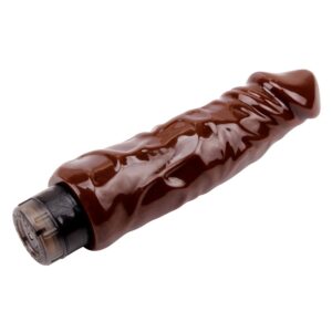 VIBRATORE REALISTICO "HARD ON-NATURAL" BROWN - 21 CM - immagine 5