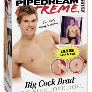 BAMBOLO GONFIABILE REALISTICO PIPEDREAM "BIG COCK BRAD" - immagine 1