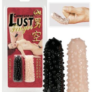 SET 2 GUAINE DA DITO PER AUTOEROTISMO "LUST FINGER" - immagine 1