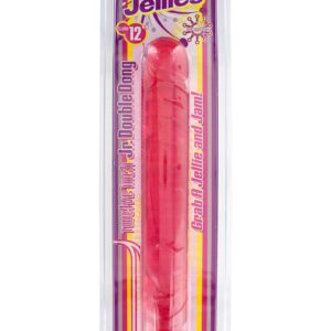 FALLO DOPPIO DOC JOHNSON "CRYSTAL JELLIES" ROSA - 30.5 CM - immagine 3