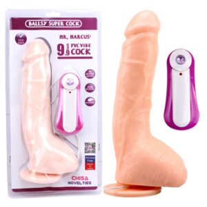 VIBRATORE REALISTICO CON VENTOSA "MR MARCUS" CARNE - 25 CM - immagine 3