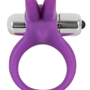 ANELLO FALLICO CON VIBRATORE PER CLITORIDE "RABBIT" - immagine 4