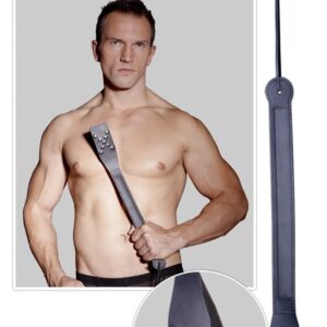 SCULACCIATORE IN CUOIO CON BORCHIE IN METALLO ZADO "SLAPPER" - immagine 1