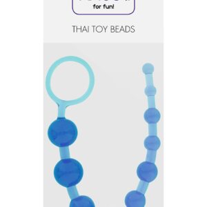 PERLINE ANALI GRADUALI FLESSIBILI "THAI TOY BEADS" BLU - immagine 3