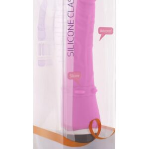 VIBRATORE REALISTICO CURVO "CLASSIC SMOOTH" ROSA - 21 CM - immagine 3