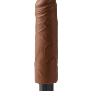 VIBRATORE REALISTICO "REAL FEEL LIFELIKE 10" BROWN - 25 CM - immagine 3