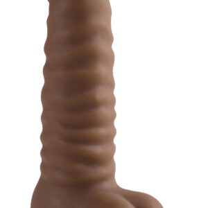 VIBRATORE REALISTICO "REAL FEEL LIFELIKE 13" BROWN - 21.6 CM - immagine 1