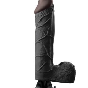 VIBRATORE REALISTICO "REAL FEEL DELUXE 11" NERO - 27 CM - immagine 4