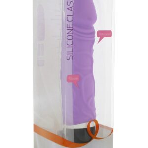 VIBRATORE REALISTICO IN SILICONE "CLASSIC ORIGINAL" VIOLA - 20 CM - immagine 3