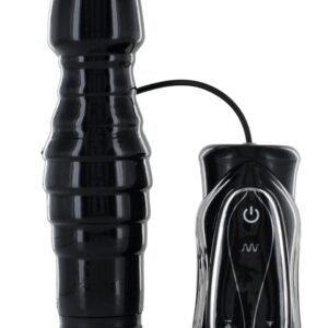 FALLO ANALE VIBRANTE CON RILIEVI STIMOLANTI "THRUSTING BUTT PLUG" - 18 CM - immagine 1